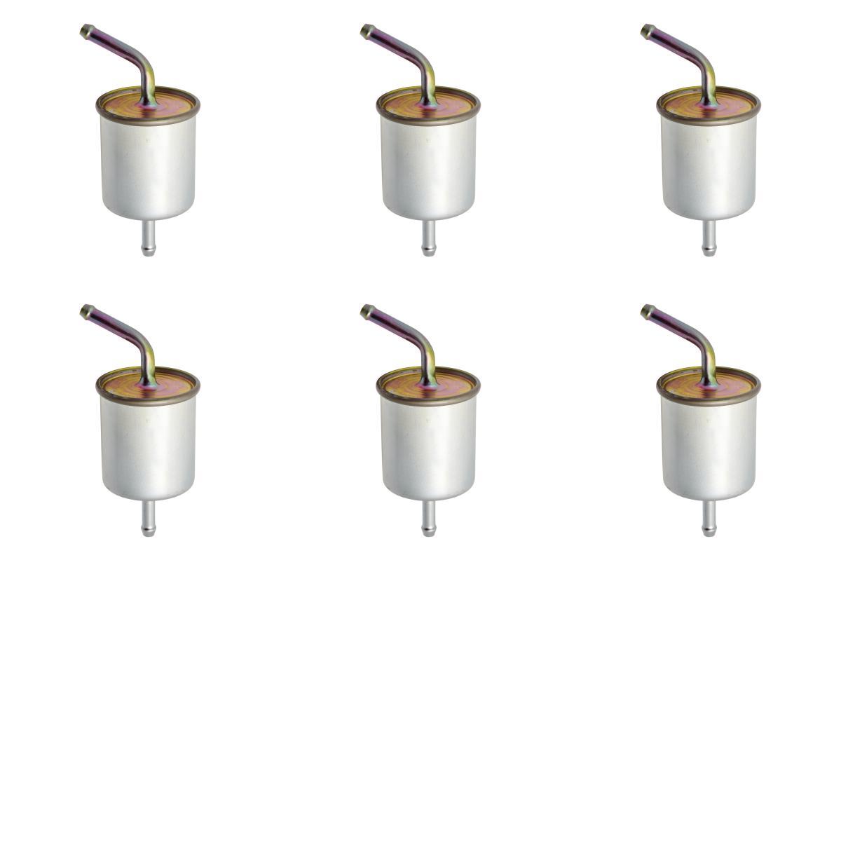 Set of 6 Herko Fuel Filter FNI05 for Nissan Infiniti Altima J30 Stanza D21 90-07 - Bild 1 von 4